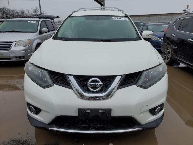 5N1AT2MV4FC867272 - 2015 NISSAN ROGUE S WHITE photo 5