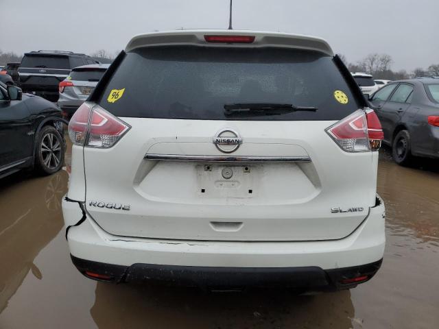 5N1AT2MV4FC867272 - 2015 NISSAN ROGUE S WHITE photo 6