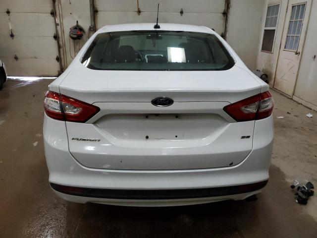 1FA6P0H73G5116299 - 2016 FORD FUSION SE WHITE photo 6