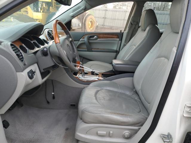 5GALRBED8AJ151532 - 2010 BUICK ENCLAVE CXL WHITE photo 7