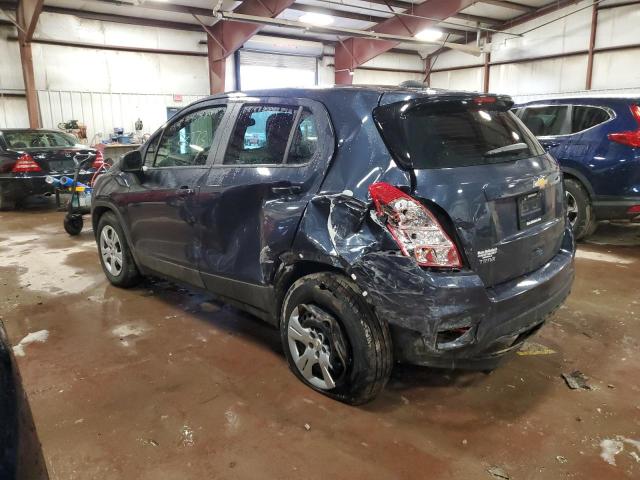 3GNCJKSBXJL219368 - 2018 CHEVROLET TRAX LS BLUE photo 2