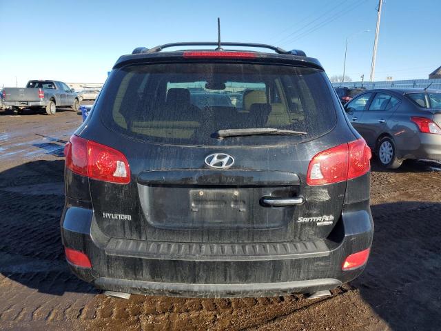 5NMSH13E89H301238 - 2009 HYUNDAI SANTA FE SE BLACK photo 6