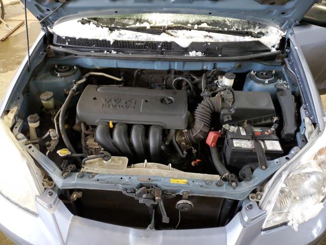 2T1KR32E38C711685 - 2008 TOYOTA COROLLA MA XR BLUE photo 11