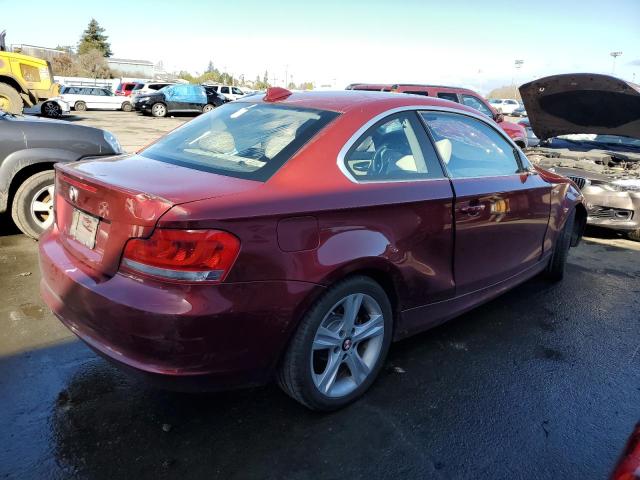 WBAUP9C50DVS94398 - 2013 BMW 128 I RED photo 3