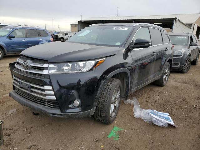 5TDDZRFH0JS867101 - 2018 TOYOTA HIGHLANDER LIMITED BLACK photo 1