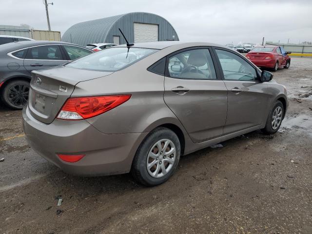 KMHCT4AE7DU317662 - 2013 HYUNDAI ACCENT GLS GOLD photo 3