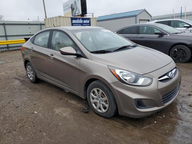 KMHCT4AE7DU317662 - 2013 HYUNDAI ACCENT GLS GOLD photo 4