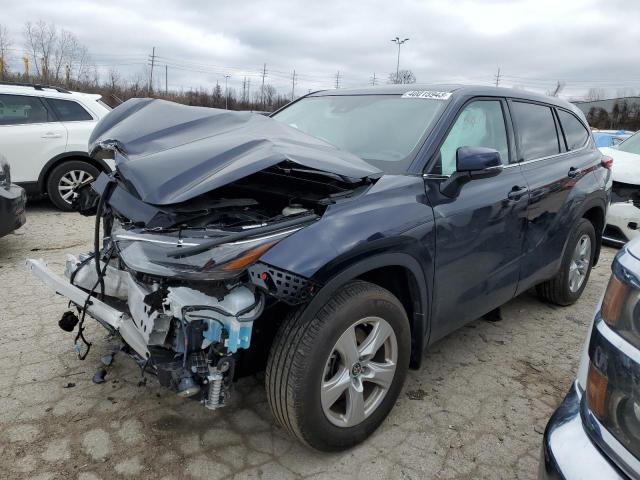 5TDBZRBH7NS245341 - 2022 TOYOTA HIGHLANDER L BLUE photo 1