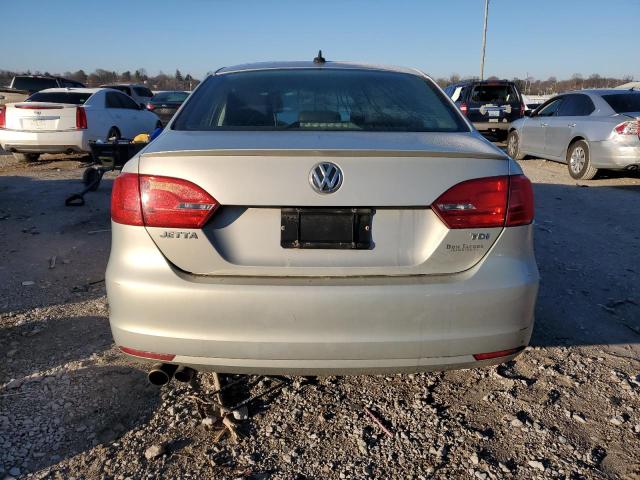 3VWLL7AJ8BM098518 - 2011 VOLKSWAGEN JETTA TDI SILVER photo 6