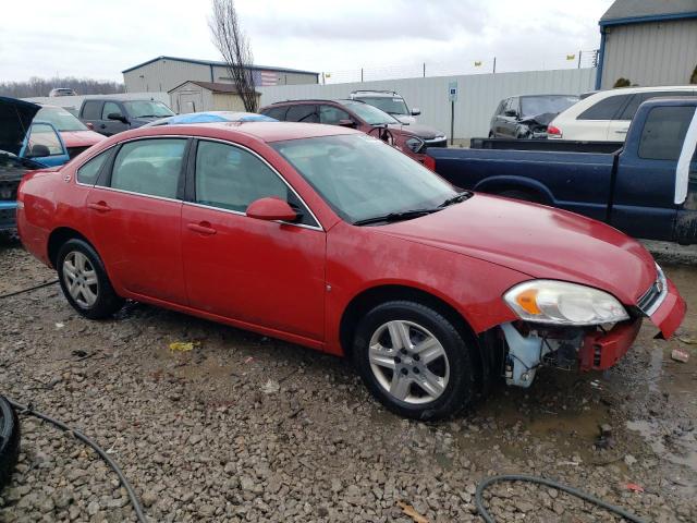 2G1WB55K389106464 - 2008 CHEVROLET IMPALA LS RED photo 4