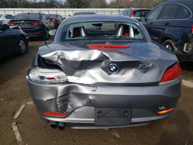 WBALM535X9E376739 - 2009 BMW Z4 SDRIVE30I SILVER photo 6