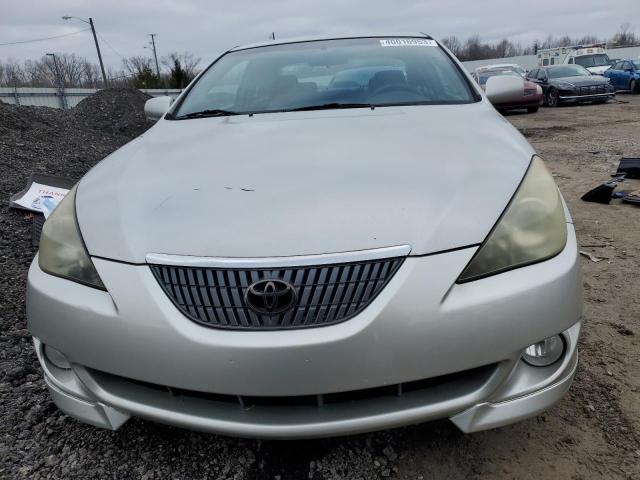 4T1CA38P14U015596 - 2004 TOYOTA CAMRY SOLA SE SILVER photo 5