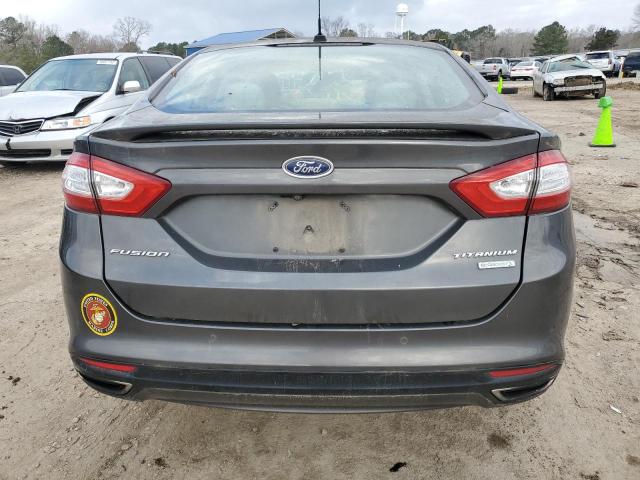 3FA6P0K94GR285917 - 2016 FORD FUSION TITANIUM GRAY photo 6