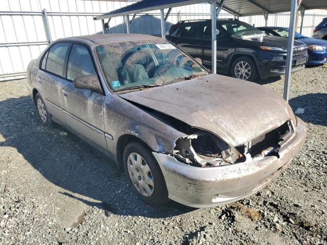 2HGEJ6619YH555236 - 2000 HONDA CIVIC BASE GRAY photo 4