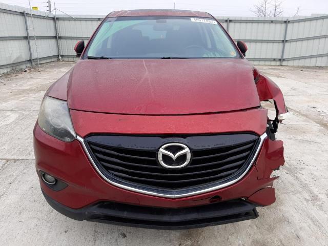 JM3TB2DA5E0443197 - 2014 MAZDA CX-9 GRAND TOURING RED photo 5