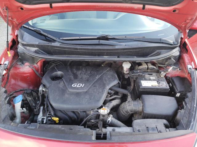 KNADM5A37F6440599 - 2015 KIA RIO LX RED photo 11