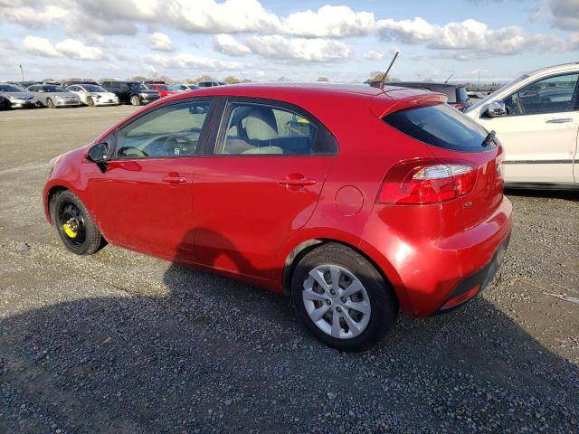 KNADM5A37F6440599 - 2015 KIA RIO LX RED photo 2