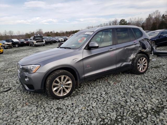 5UXWY3C54G0N86819 - 2016 BMW X3 XDRIVE28D GRAY photo 1