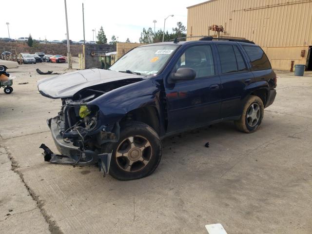 1GNDS13S282131792 - 2008 CHEVROLET TRAILBLAZE LS BLUE photo 1