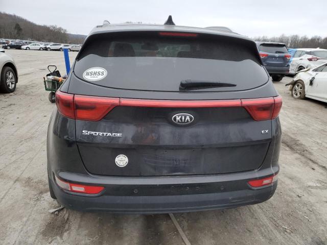 KNDPNCAC4H7145488 - 2017 KIA SPORTAGE EX BLACK photo 6