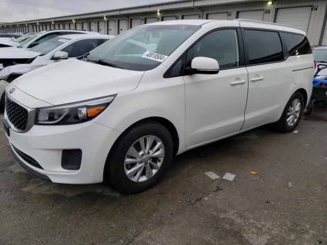 KNDMB5C19G6087921 - 2016 KIA SEDONA LX WHITE photo 1