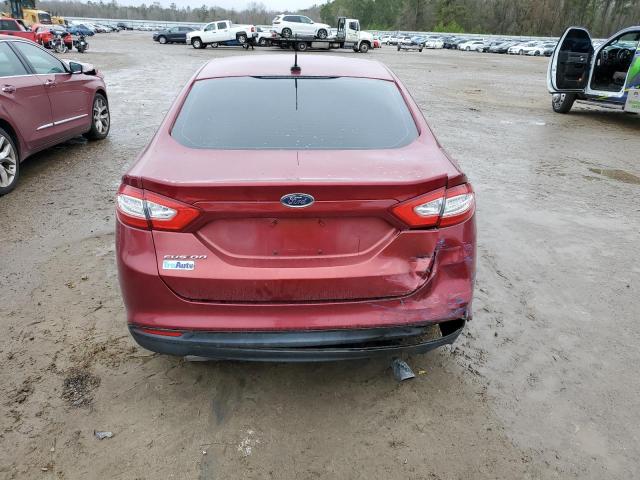 1FA6P0G75E5394815 - 2014 FORD FUSION S BURGUNDY photo 6