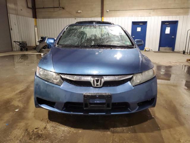 1HGFA16828L089849 - 2008 HONDA CIVIC EX BLUE photo 5