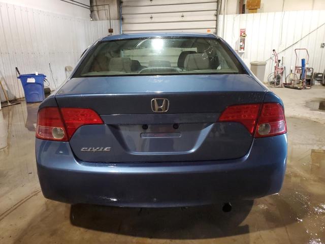 1HGFA16828L089849 - 2008 HONDA CIVIC EX BLUE photo 6