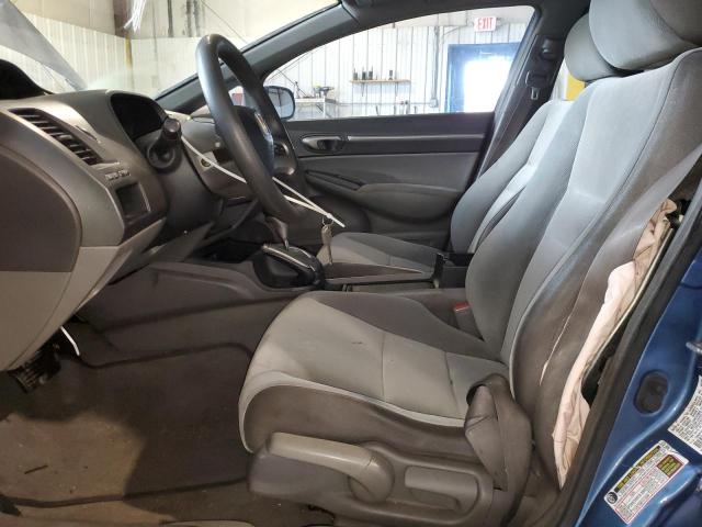 1HGFA16828L089849 - 2008 HONDA CIVIC EX BLUE photo 7