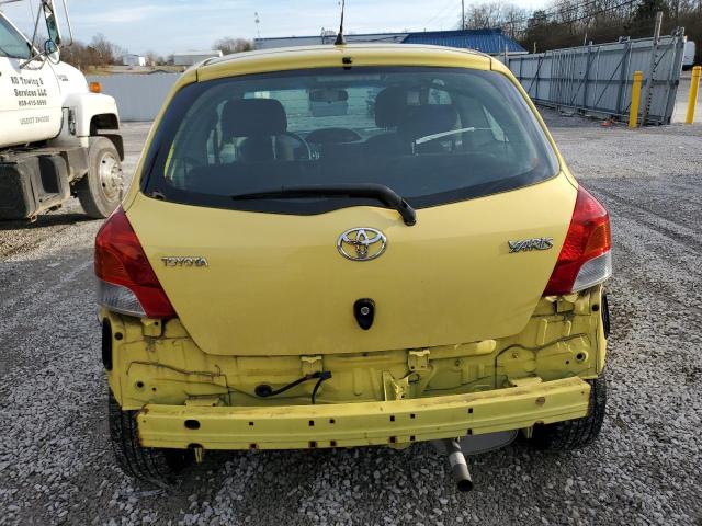 JTDJT903095263213 - 2009 TOYOTA YARIS YELLOW photo 6