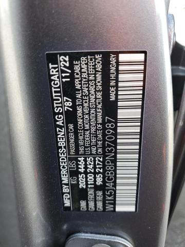 W1K5J4GB8PN370987 - 2023 MERCEDES-BENZ CLA 250 GRAY photo 12