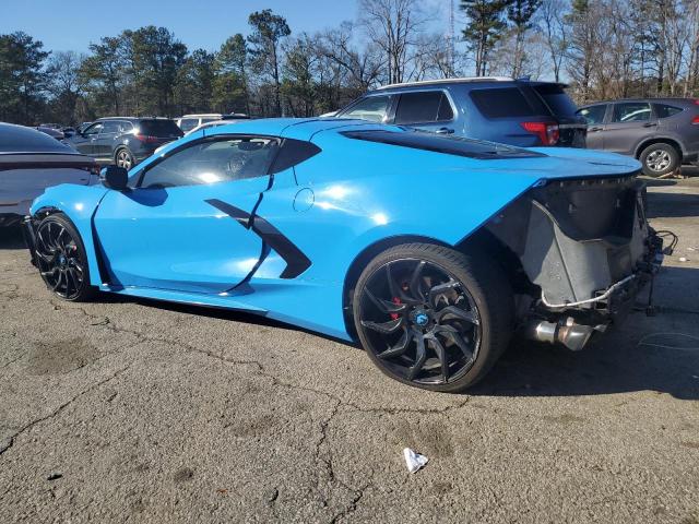 1G1Y82D42L5110391 - 2020 CHEVROLET CORVETTE STINGRAY 3LT BLUE photo 2