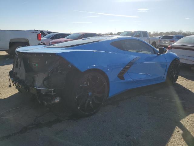 1G1Y82D42L5110391 - 2020 CHEVROLET CORVETTE STINGRAY 3LT BLUE photo 3