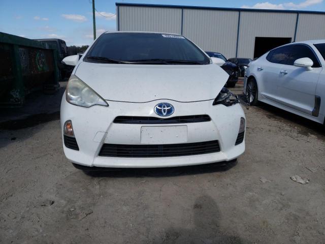 JTDKDTB34D1046324 - 2013 TOYOTA PRIUS C WHITE photo 5