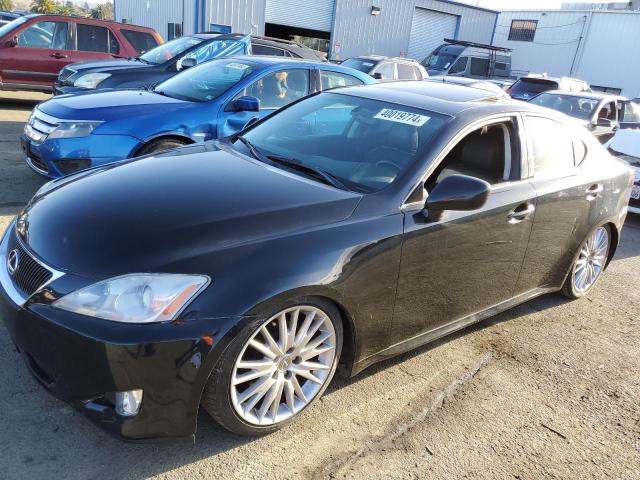 JTHBK262175026285 - 2007 LEXUS IS 250 BLACK photo 1