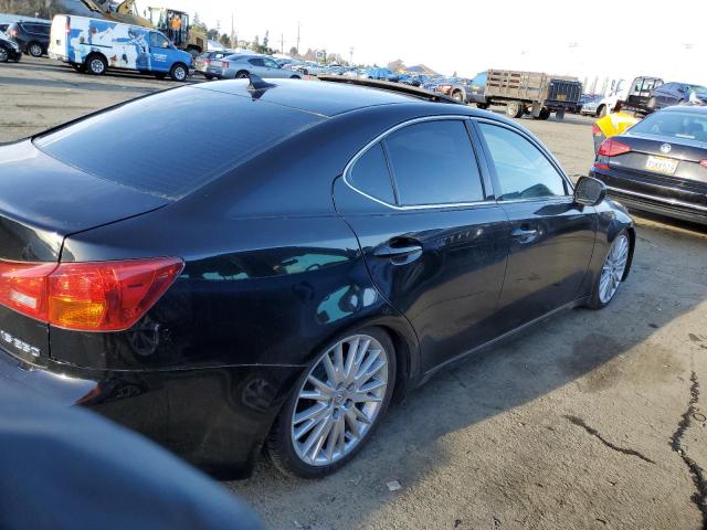 JTHBK262175026285 - 2007 LEXUS IS 250 BLACK photo 3