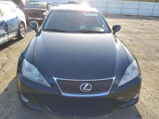 JTHBK262175026285 - 2007 LEXUS IS 250 BLACK photo 5