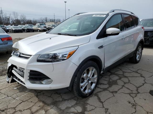 1FMCU0J96EUE24101 - 2014 FORD ESCAPE TITANIUM WHITE photo 1