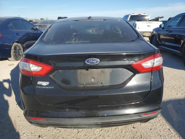 3FA6P0H73FR252900 - 2015 FORD FUSION SE BLACK photo 6