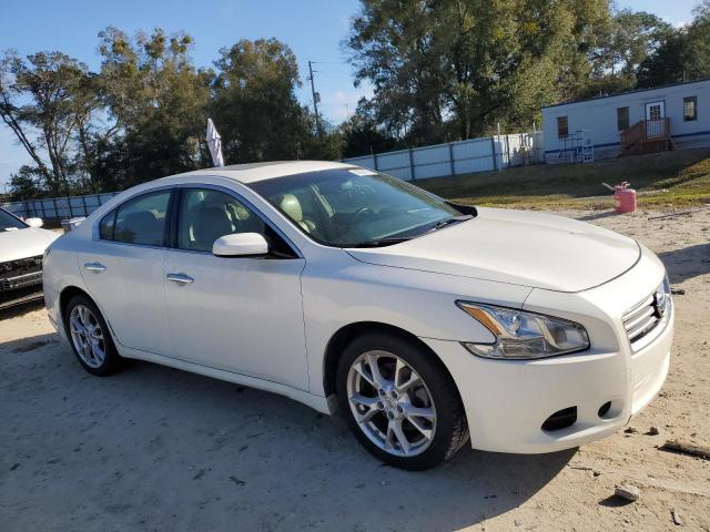 1N4AA5AP1CC813463 - 2012 NISSAN MAXIMA S WHITE photo 4