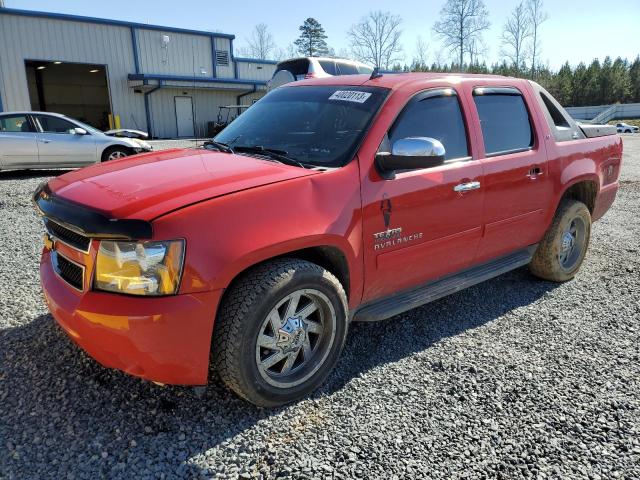 3GNNCFE00AG264462 - 2010 CHEVROLET AVALANCHE LT RED photo 1