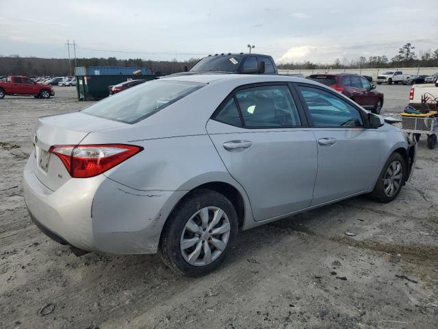 2T1BURHEXEC155542 - 2014 TOYOTA COROLLA L SILVER photo 3