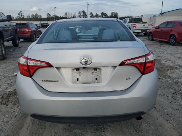 2T1BURHEXEC155542 - 2014 TOYOTA COROLLA L SILVER photo 6