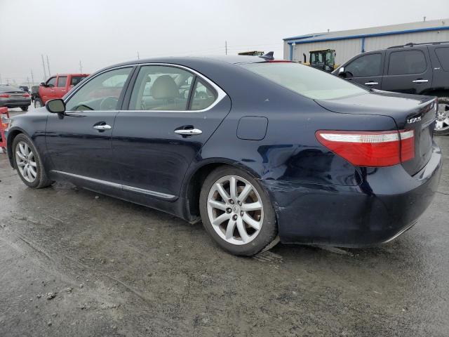 JTHBL46F075048774 - 2007 LEXUS LS 460 BLUE photo 2