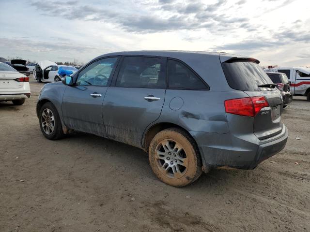 2HNYD28398H538540 - 2008 ACURA MDX TECHNOLOGY GRAY photo 2