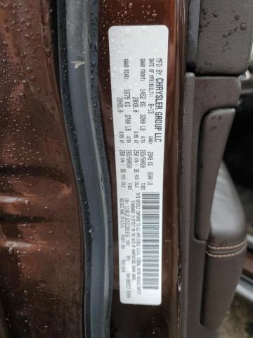 1C4RJFJG1EC281816 - 2014 JEEP GRAND CHER SUMMIT ბურგუნდია ფოტო 12