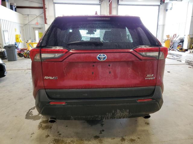 4T3RWRFV0LU002229 - 2020 TOYOTA RAV4 XLE MAROON photo 6