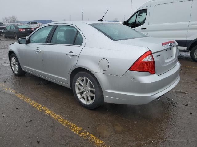 3FAHP0JG3CR390791 - 2012 FORD FUSION SEL SILVER photo 2