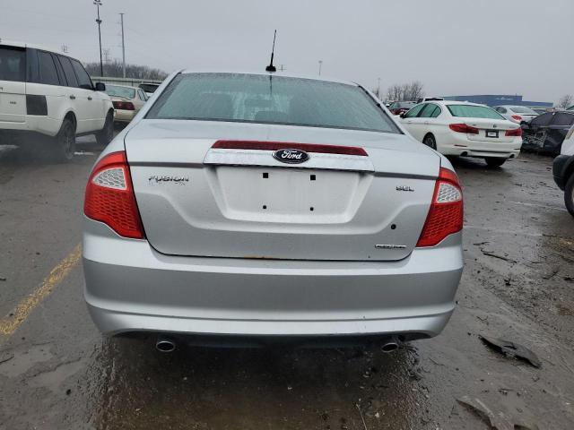 3FAHP0JG3CR390791 - 2012 FORD FUSION SEL SILVER photo 6