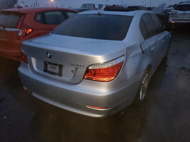 WBANU5C56AC124530 - 2010 BMW 528 I SILVER photo 3